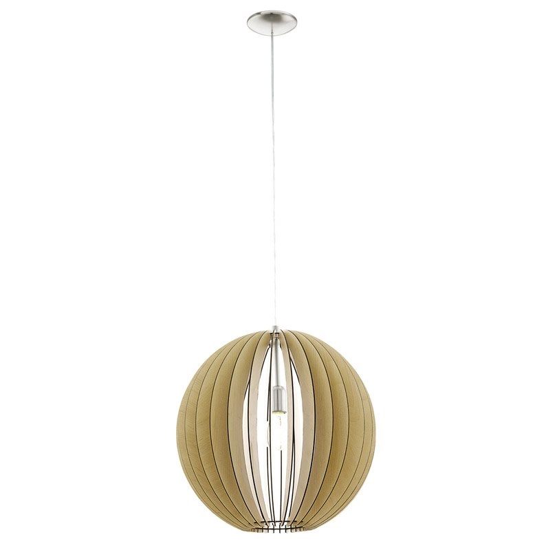 Landelijke hanglamp Cossano 50cm mapple hout Eglo 9002759947651