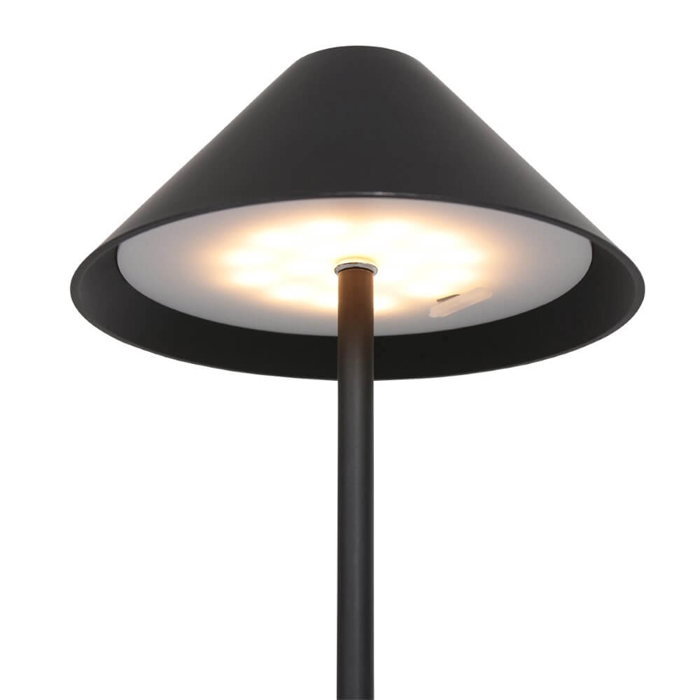 Zwarte schemerlamp Ancilla Steinhauer 8712746151534