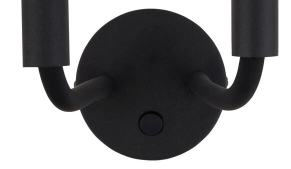 Zwarte wandlamp Stalactite 2-lichts Lyora 5903139835398
