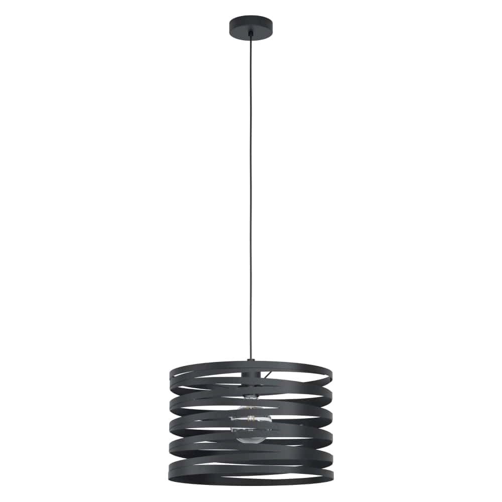 Zwarte hanglamp Cremella Ø 37cm Eglo 9002759993450