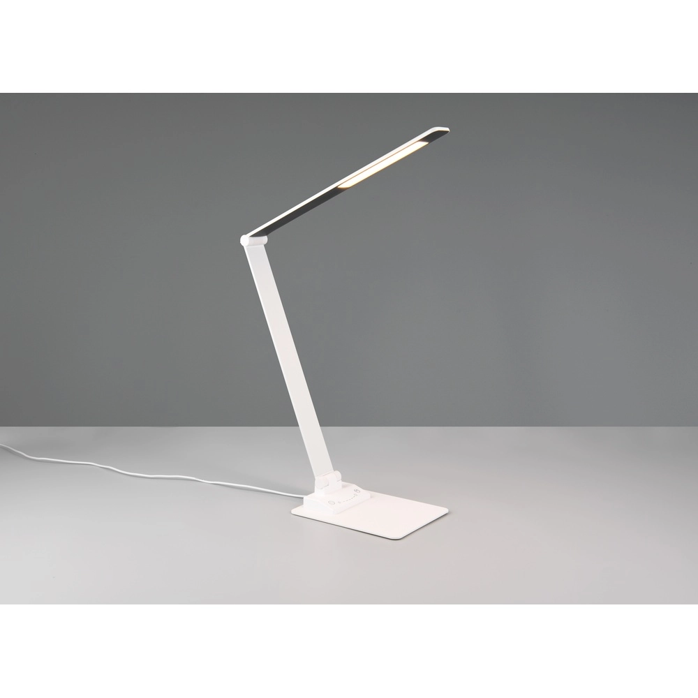 Bureaulamp Travis design wit Trio 4017807600193