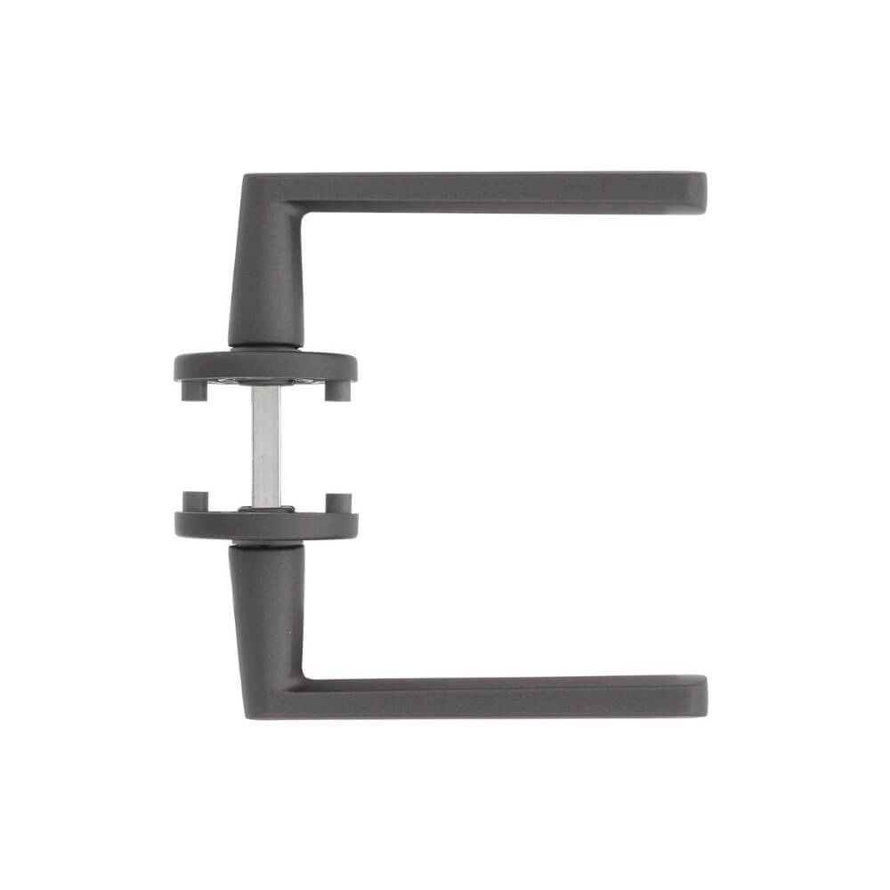Moderne deurklink Sora antraciet Intersteel 8714186550847