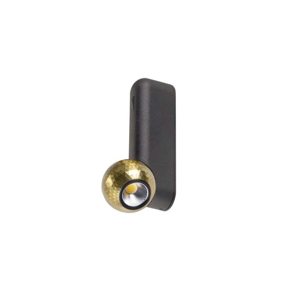 Wandlamp Dysko zwart met goud enkel SLV 4024163317122