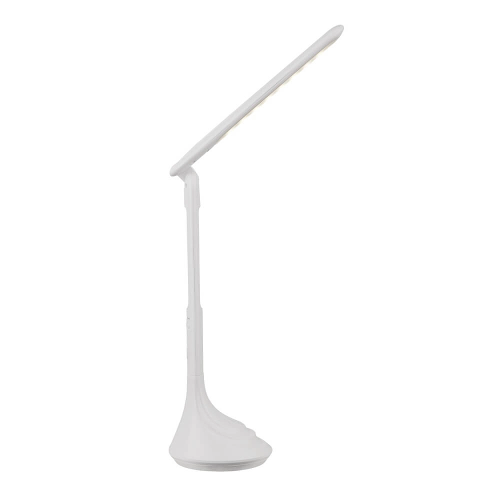 Bureaulamp Tyrell wit met klok Globo 9007371376032