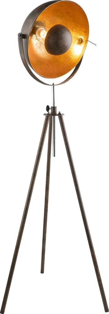 Tripod vloerlamp Xirena I roest bruin