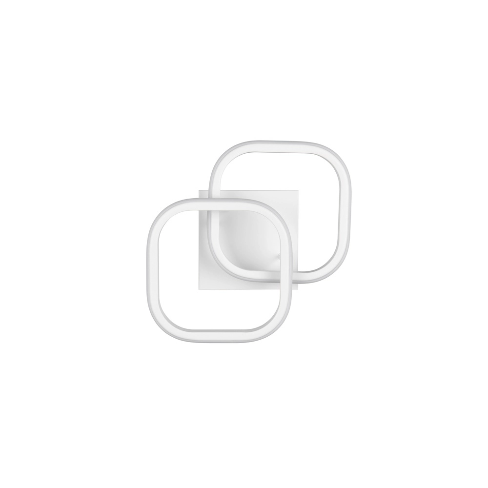 Witte plafondlamp Kasia  vierkant design Trio 4017807653854