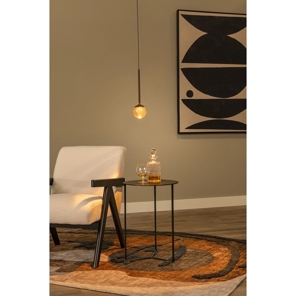 Hanglamp Calina enkel met amber bol Premium by Lucide 5411212242044