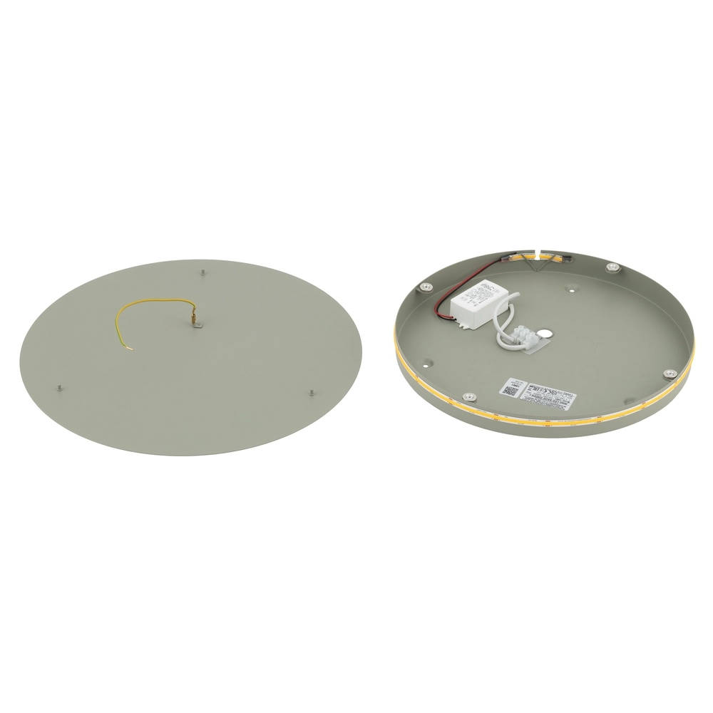 Design wandlamp Ring saliegroen Ø 35cm Lyora 5903139126618