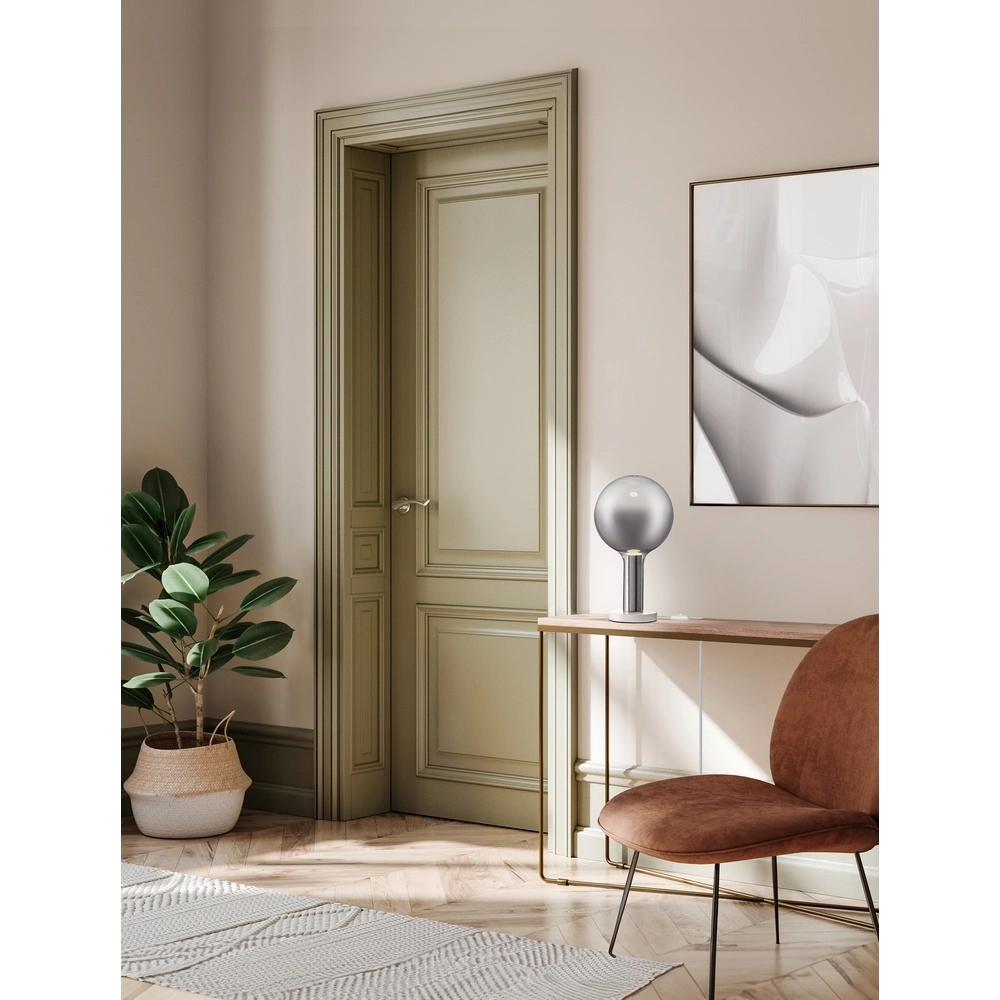 Tafellamp Nostos smoke glas Lyora 5212017461162