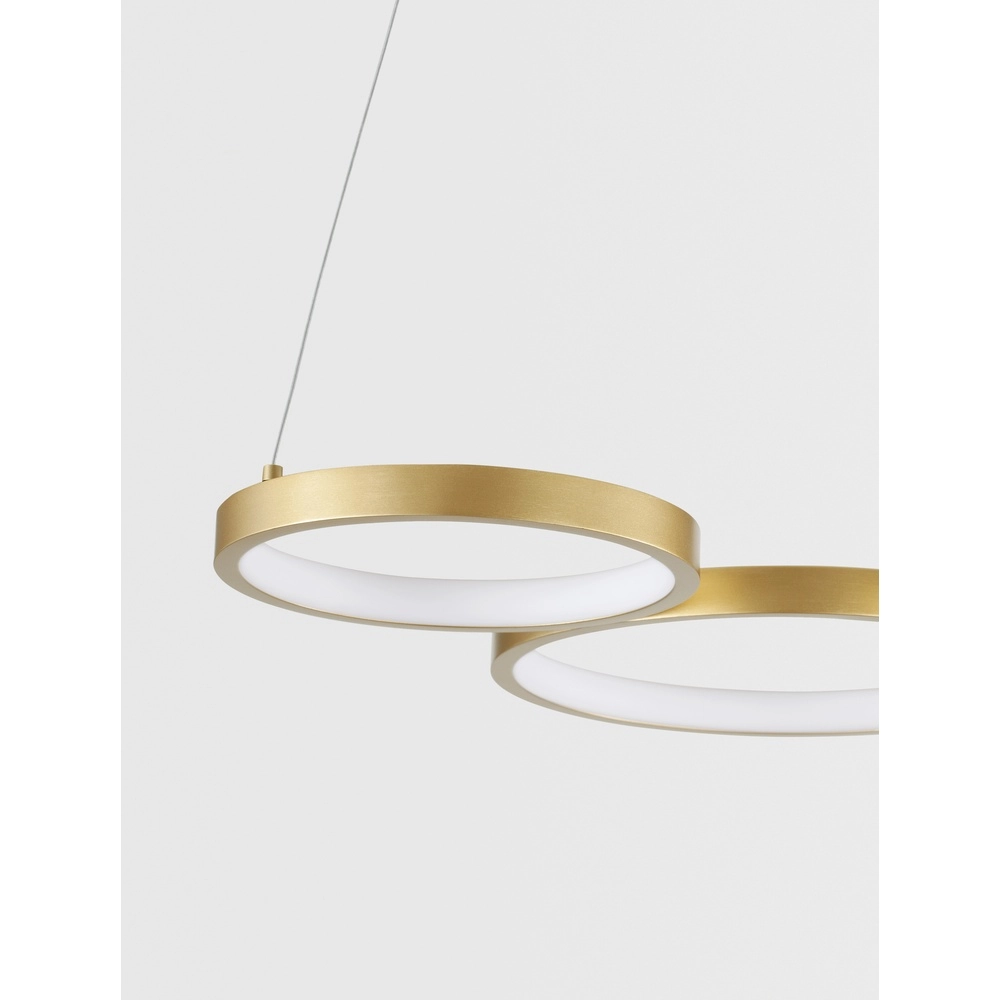 Moderne hanglamp Magnus goud 55cm Lyora 5212017433176