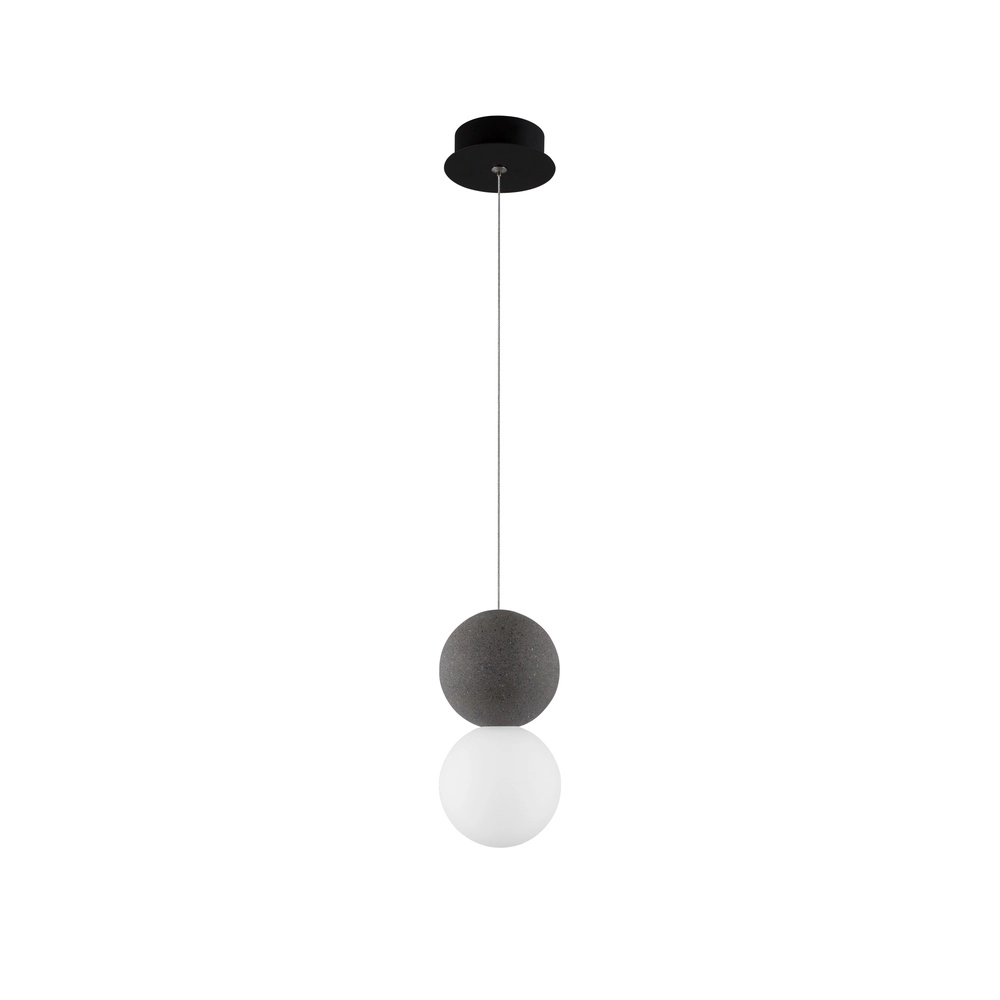 Hanglamp Zero grijs met wit Lyora 5212017426949