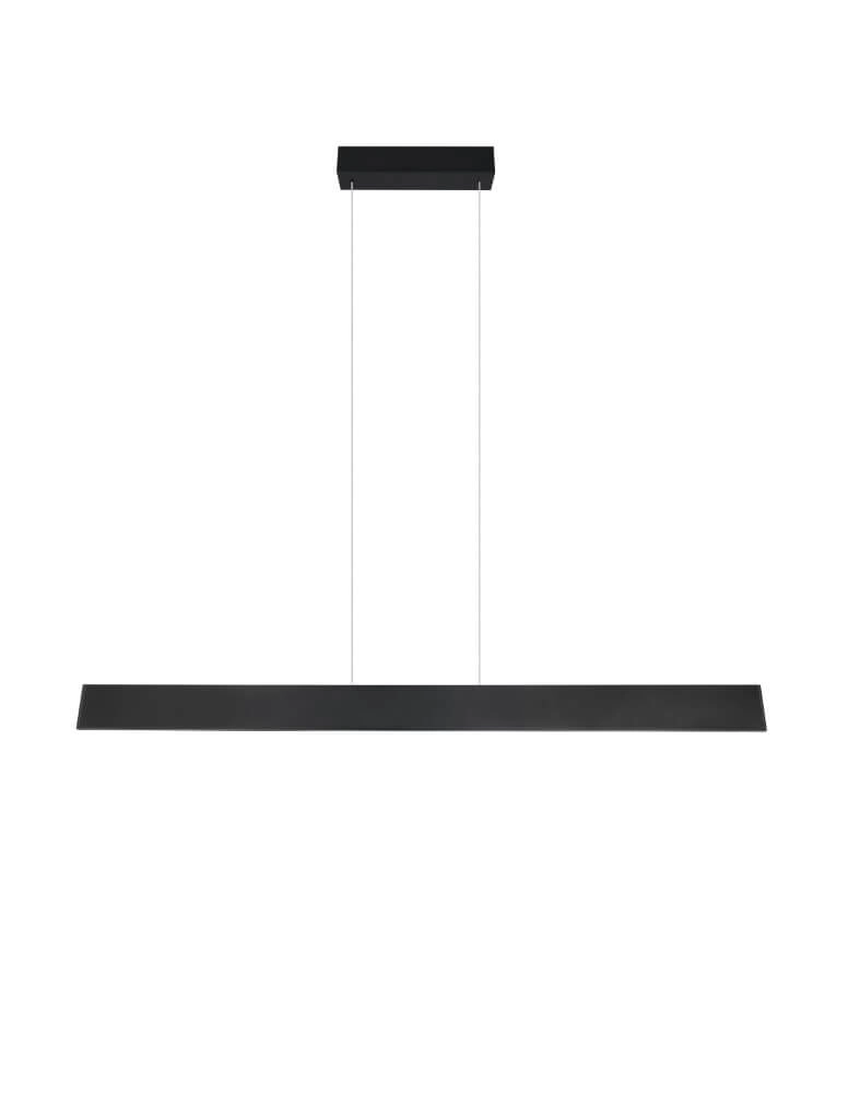 Led kantoor hanglamp Galway 150cm - zwart Trio 4017807616668