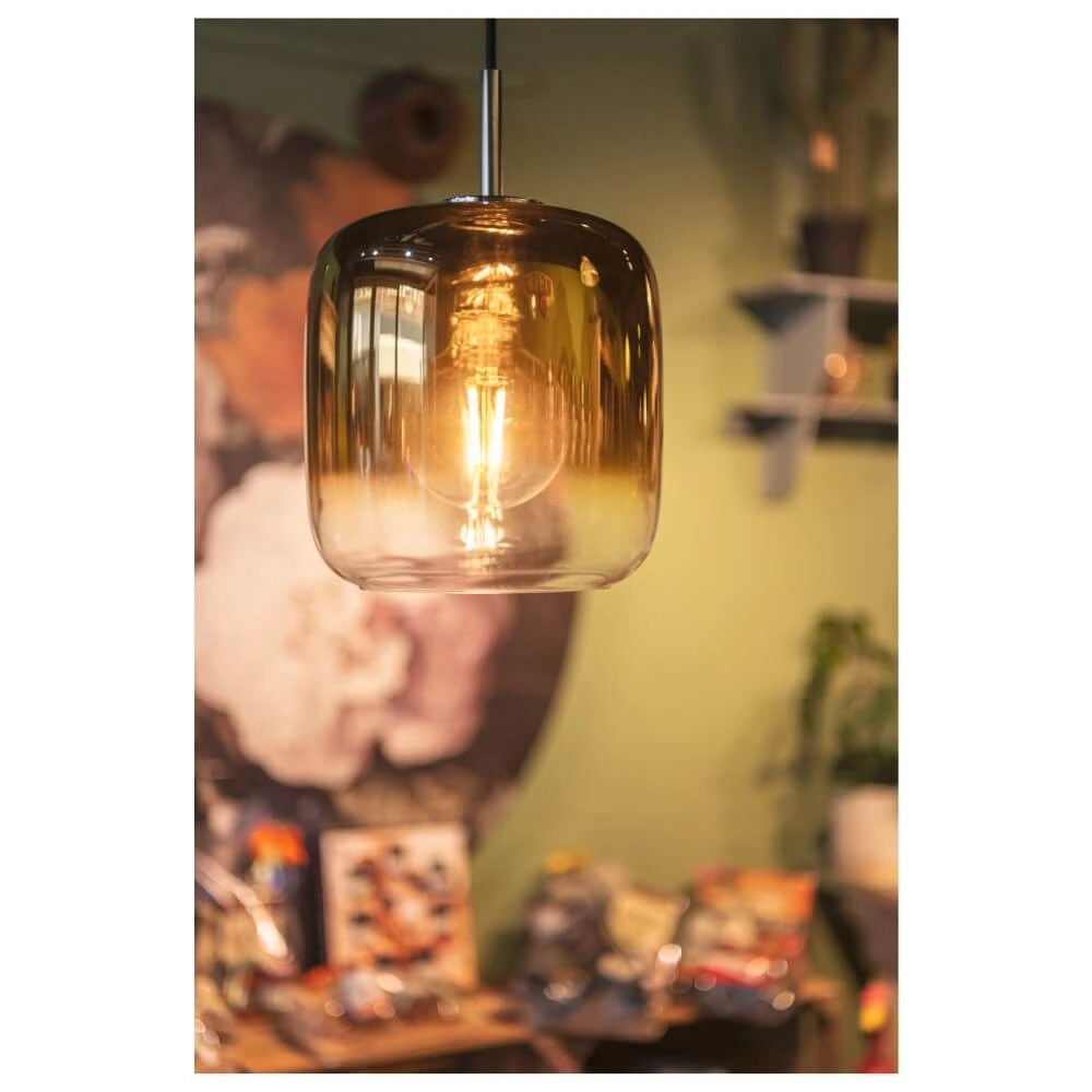 Glazen hanglamp Pantilo goud glas - Ø20cm SLV 4024163266451