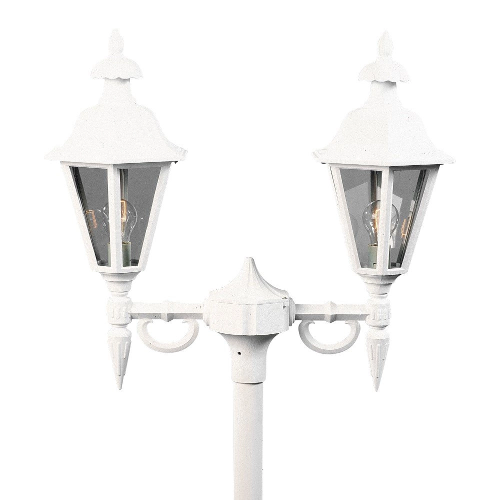 Klassieke lantaarnkap Pallas 2-lichts wit KonstSmide 7318305272507
