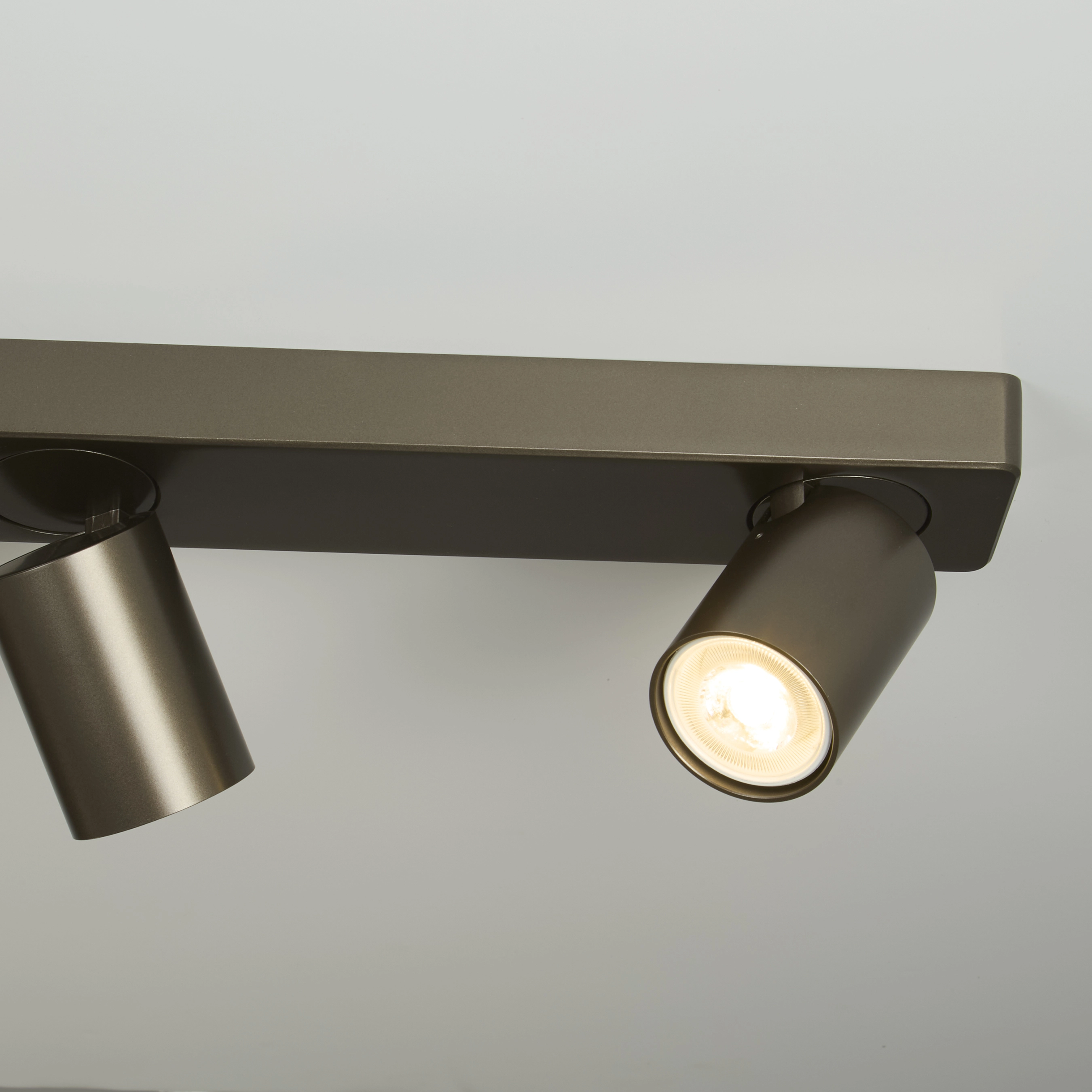 Plafondlamp Moon 3 rechthoekig brons Lyora 5053423311845