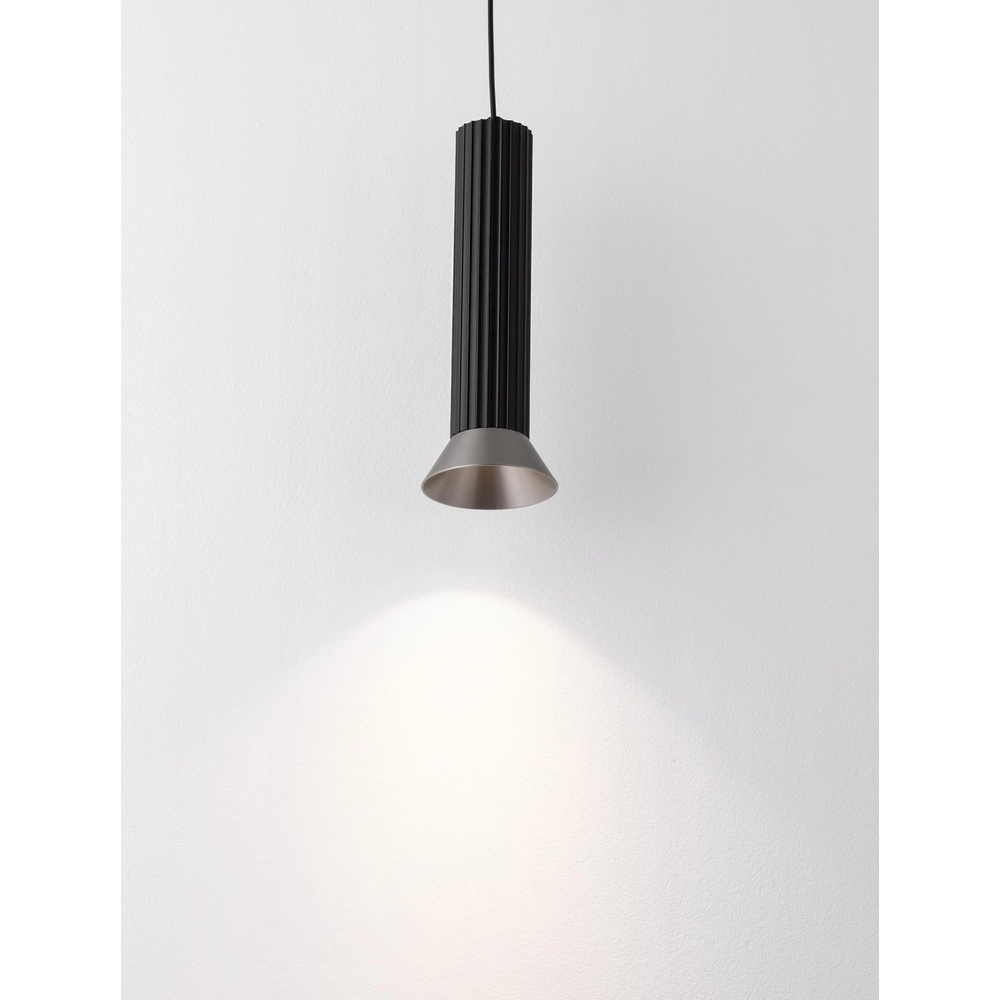 Hanglamp Luvia zwart met brons Lyora 5212017475589