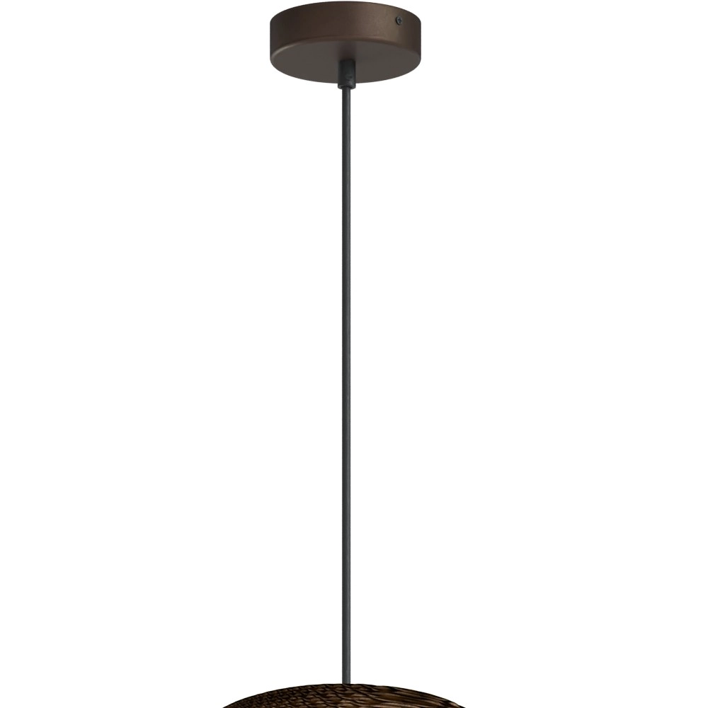 1-lichts hanglamp Carta Pineapple Think-paper cacao Ø 49cm Masterlight 8718121437576
