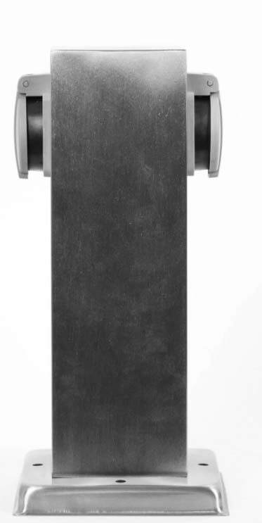 Tuinstopcontact RVS Plug 2 aansluitingen