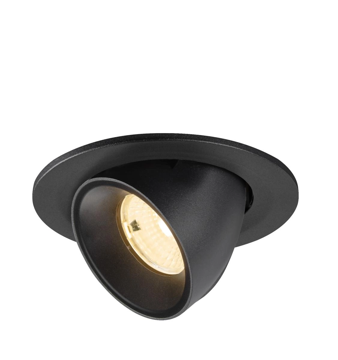 Inbouwspot Numinos Gimble S zwart 3000K - 55gr