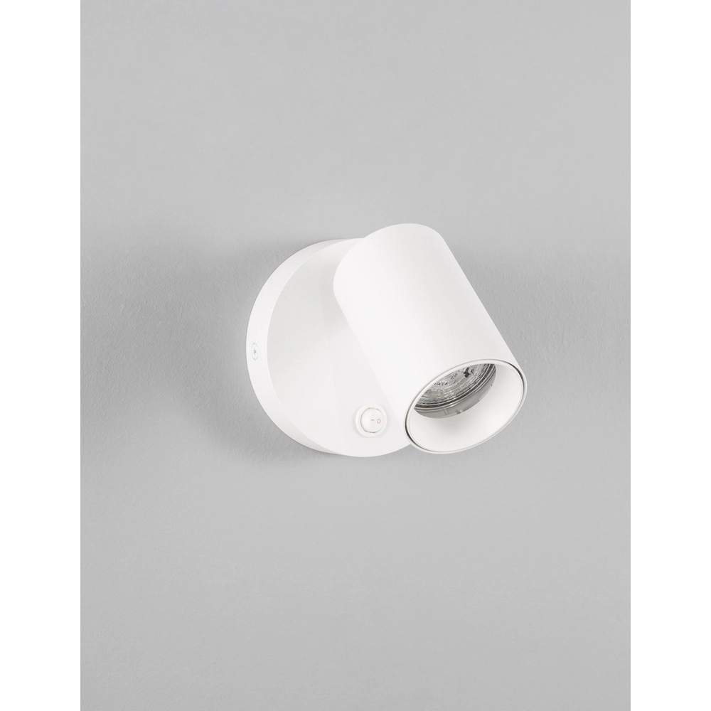 Wall spotlight Net Round white Lyora 5212017422910