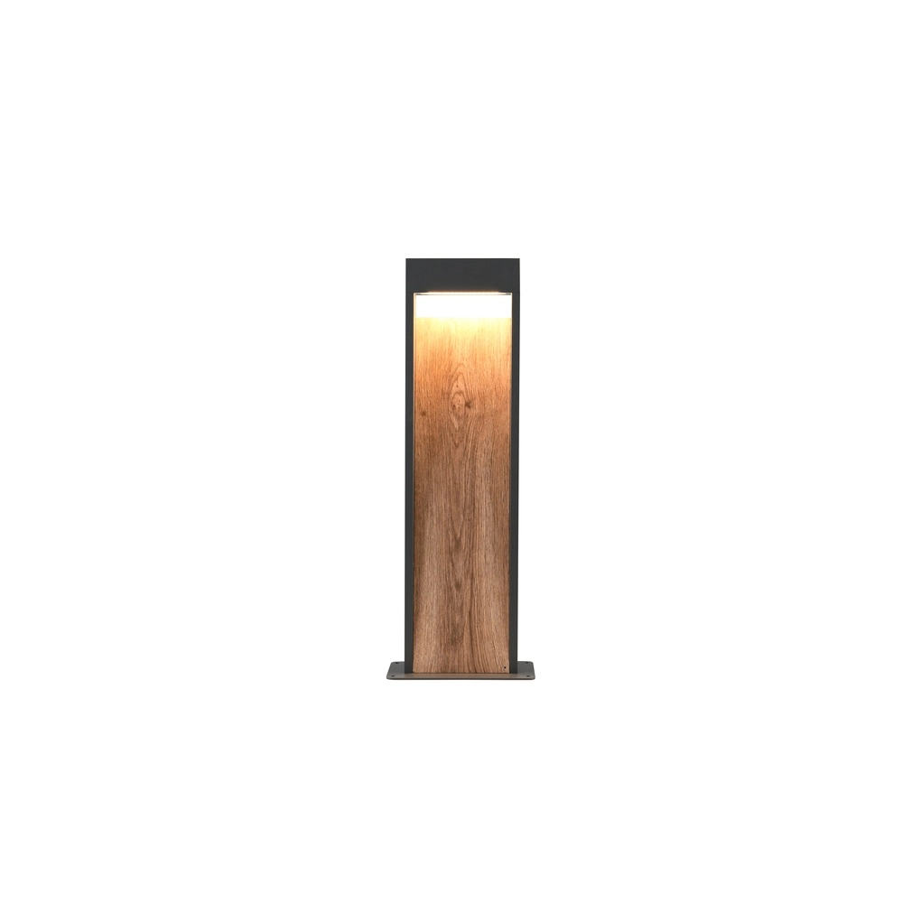 Staande lamp Salmon grijs met hout 60cm Trio 4017807603729