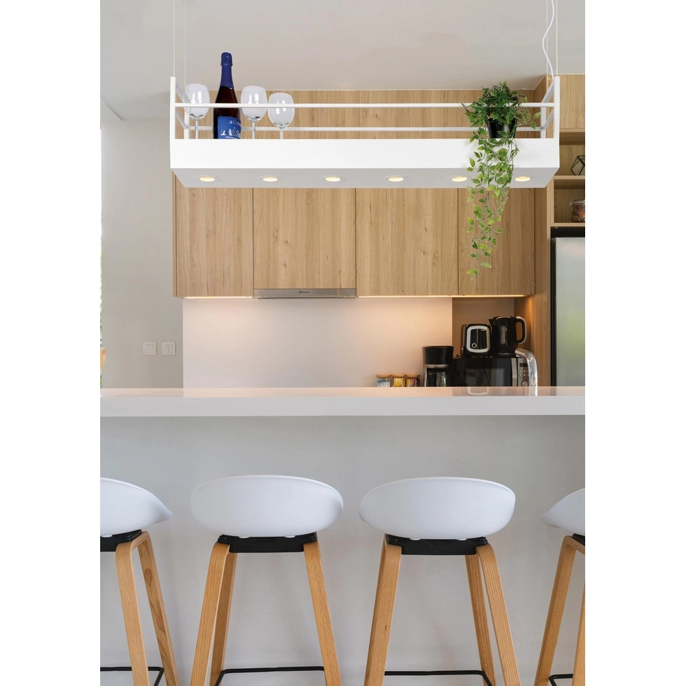 Witte hanglamp Miravelle design Lucide 5411212211446