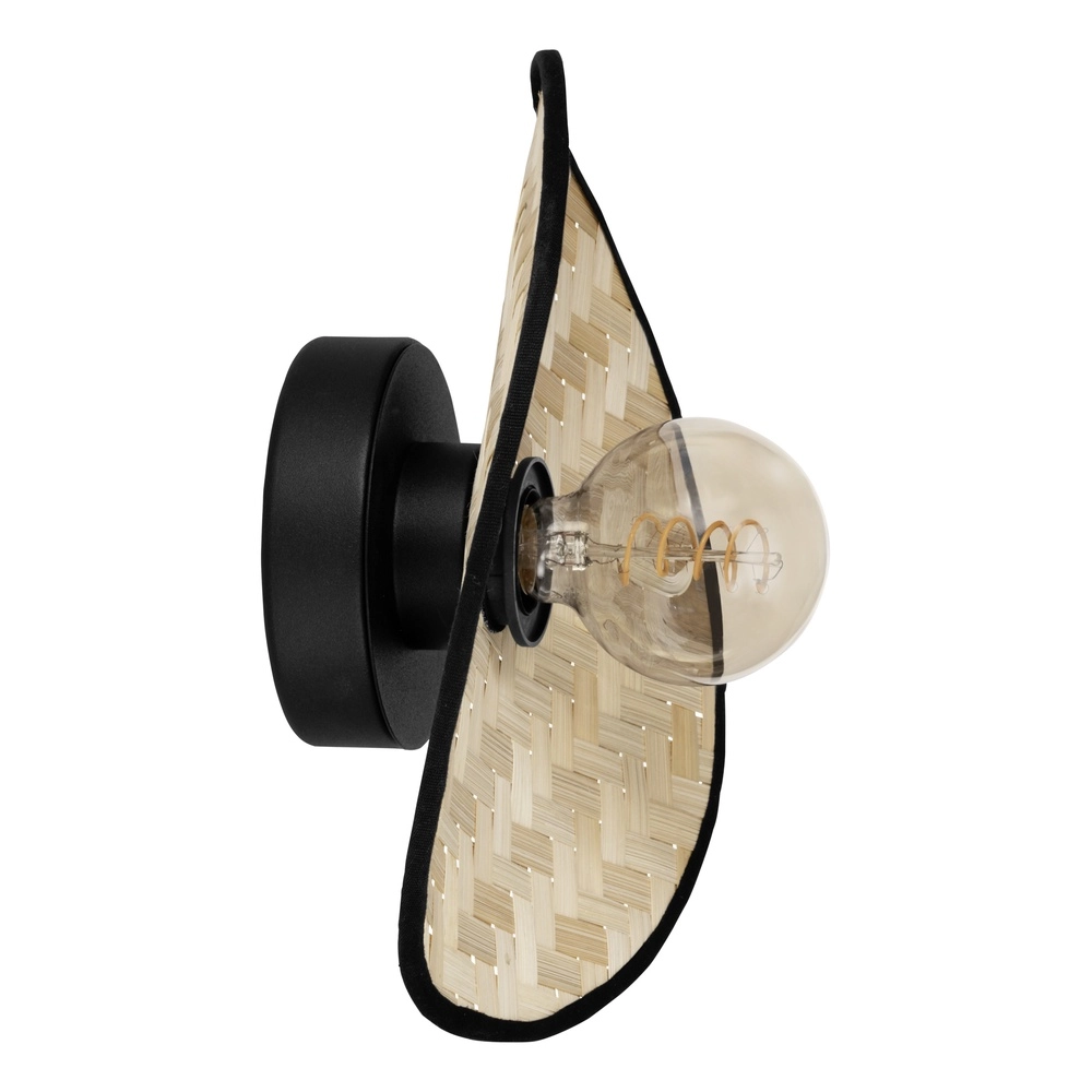 Rotan wandlamp Marywell Ø 30cm - 1x E27