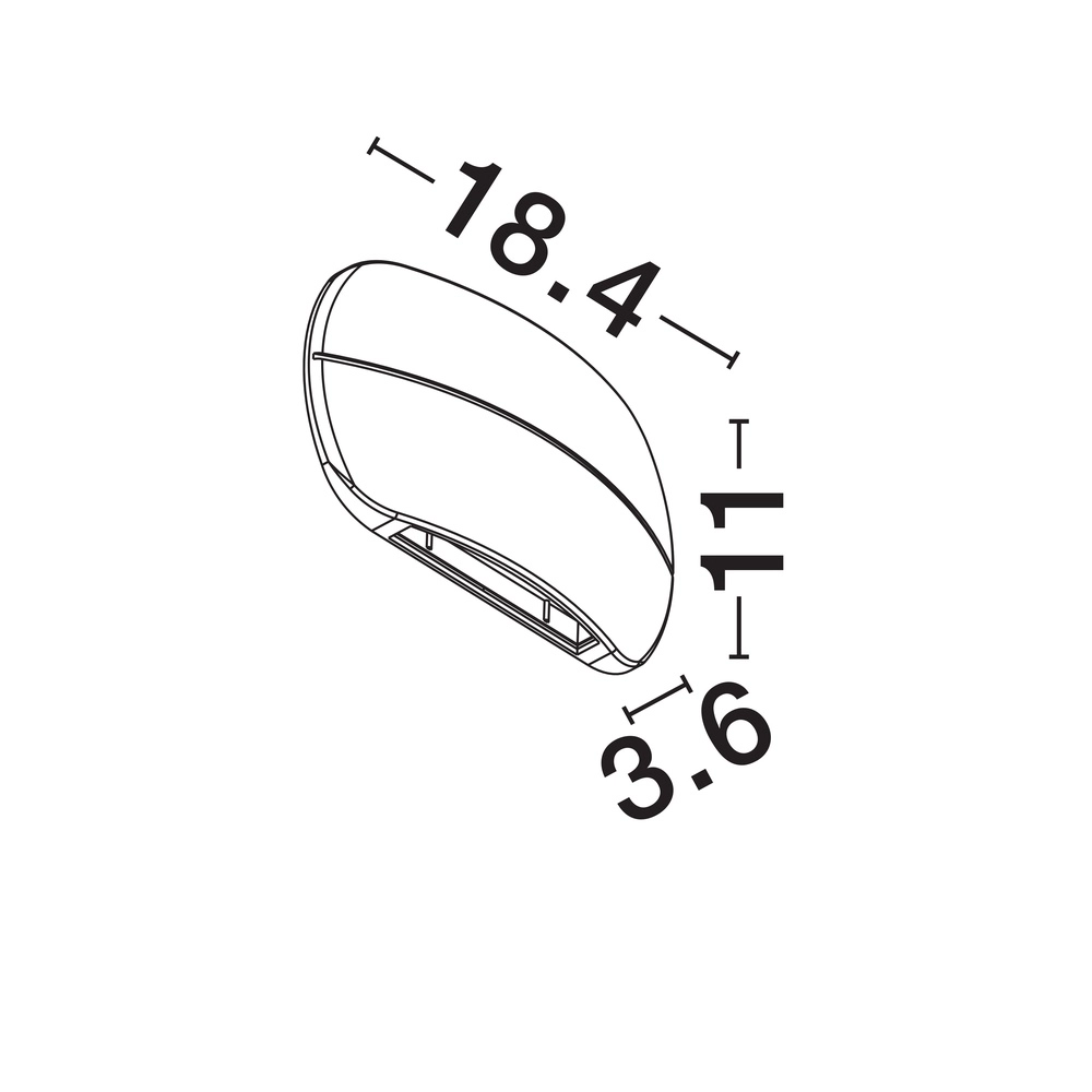 Design wandlamp Prato zwart Lyora 5212017453082