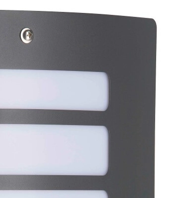 Antraciete buitenlamp Todd met sensor Brilliant 4004353121395