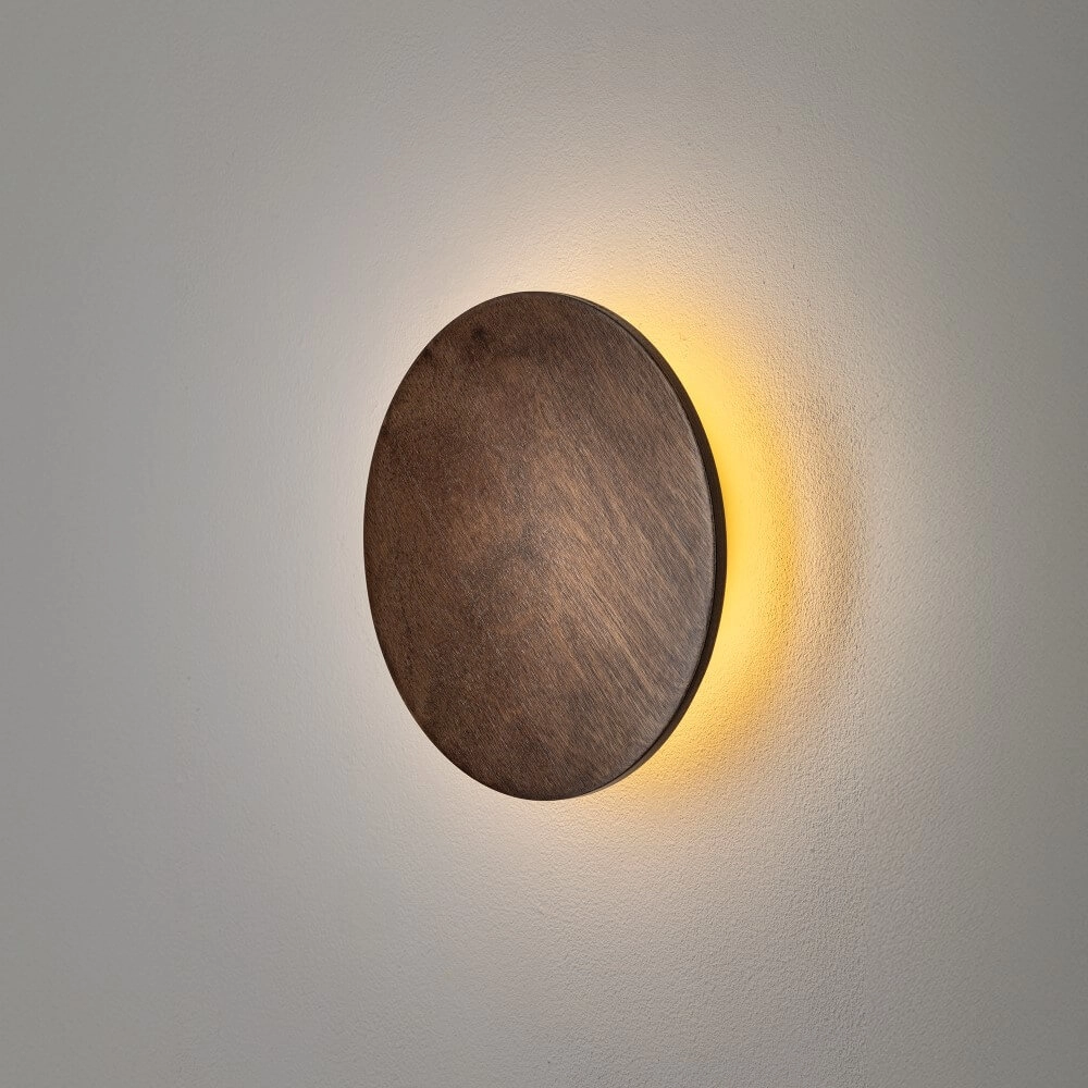 Wandlamp Ring Timber S LED hout Lyora 5903139112888