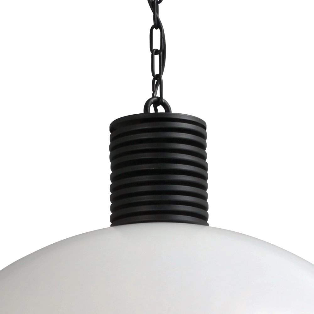 Stoere witte hanglamp Industria Bud 80cm wit met oudgoud Masterlight 8718121182827