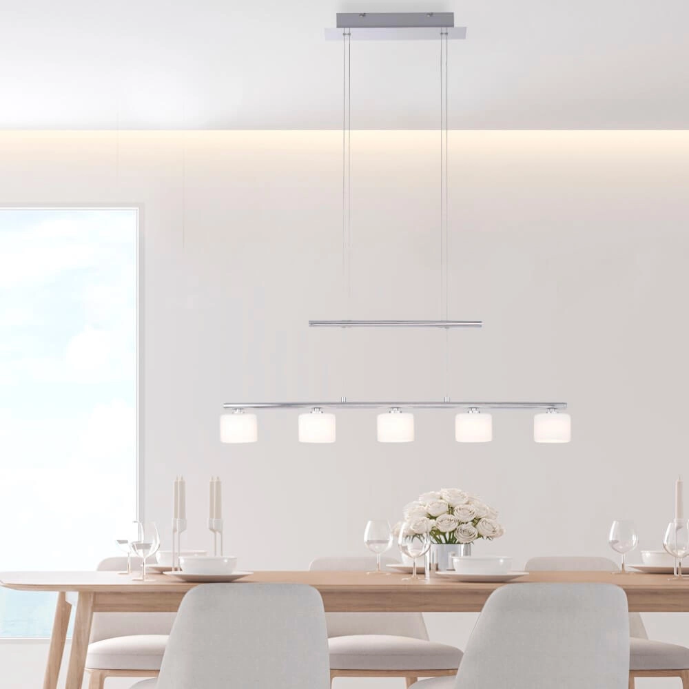 5-lichts hanglamp Hydra metaal Paul Neuhaus 4012248364963