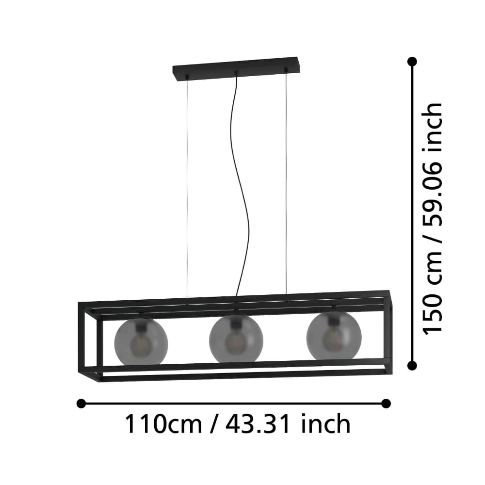 Eetkamer hanglamp Arangona 110cm Stars of Light 9008606240982