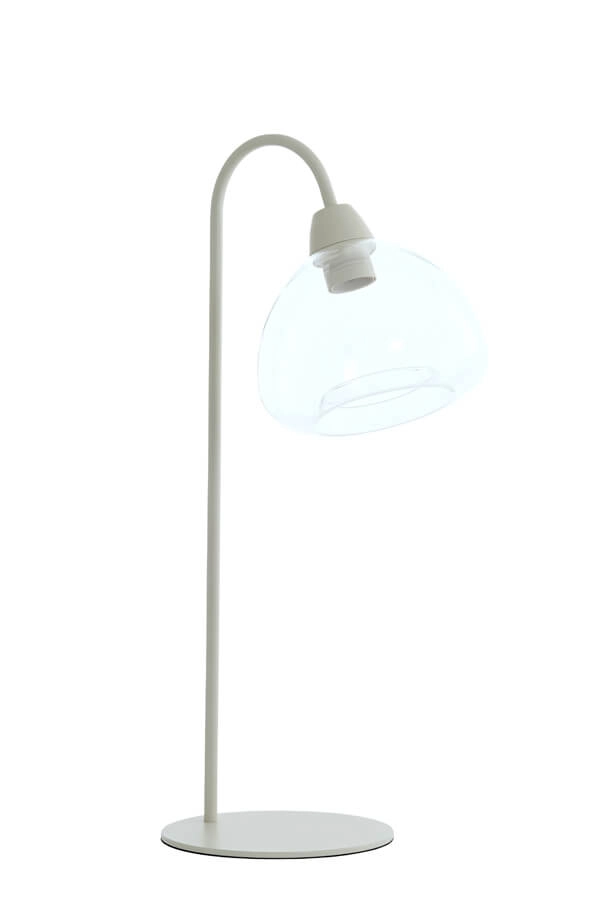 Tafellamp Bisho crème design Light & Living 8717807743376