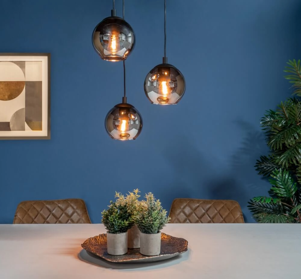 Glazen vide hanglamp Ariscani Ø 42,5cm Eglo 9002759986537