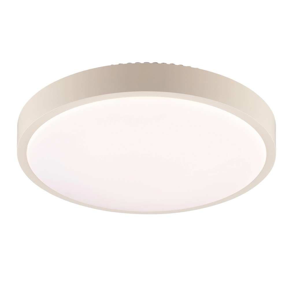 Plafonniere Solistra zand bruin met wit Ø 34,5cm Brilliant 4004353477614