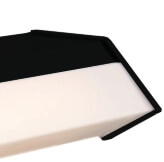 Spiegel wandlamp Mirror 88cm zwart Artdelight 8719831736515