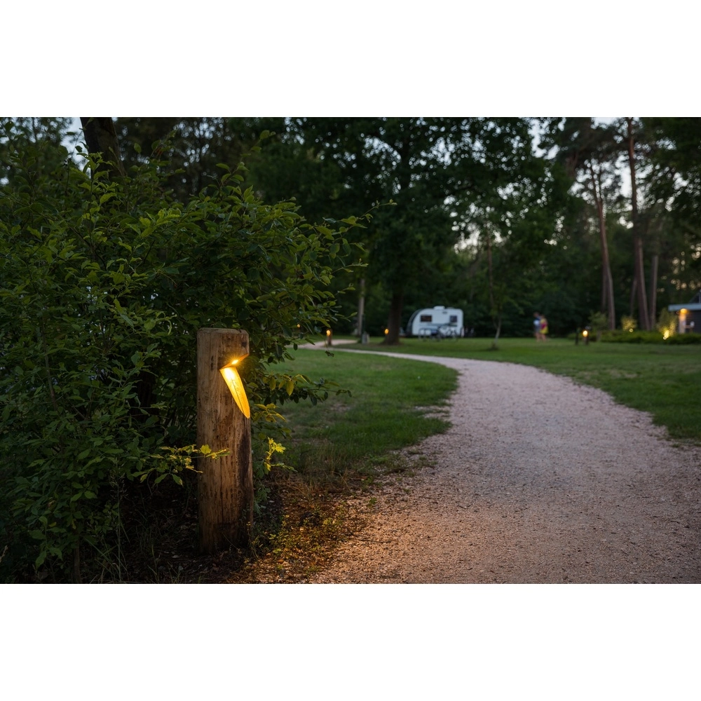 Houten padverlichting Bosco Kastanje - 65cm - 2700K Timberlab 8716803513709