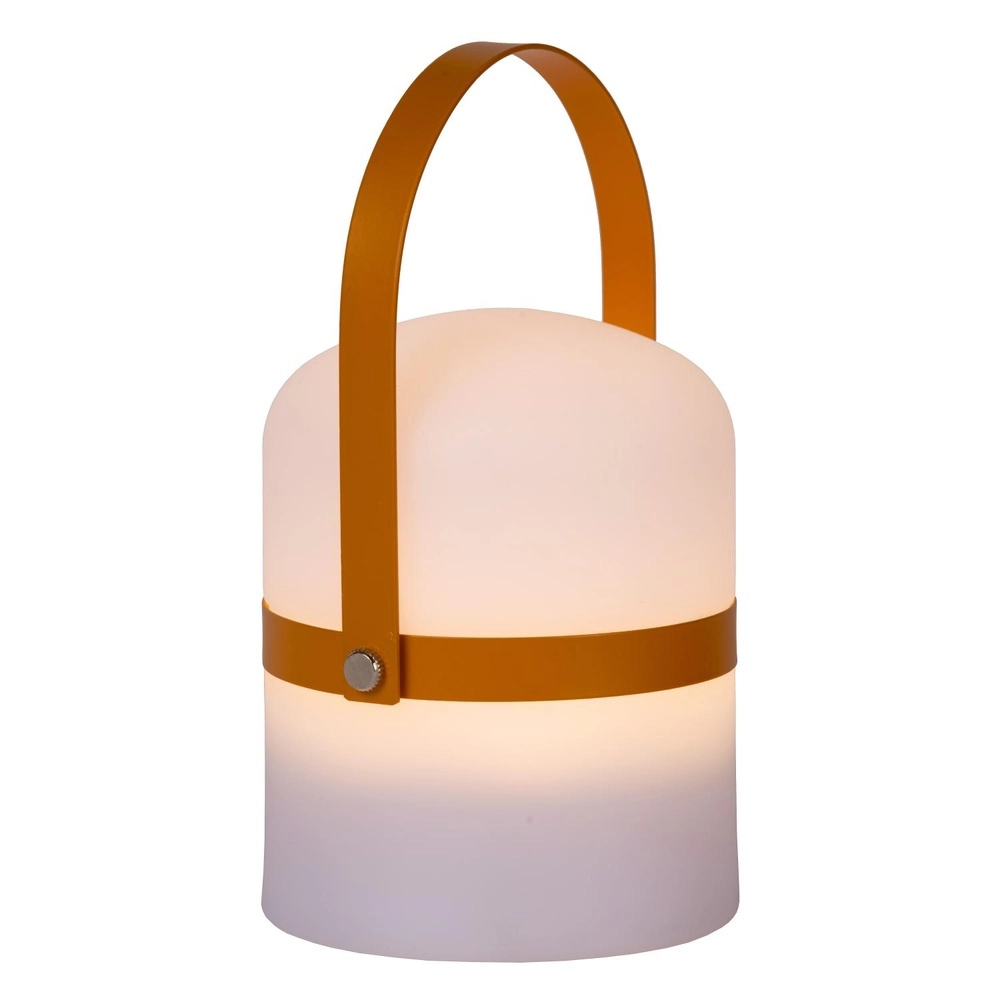 Oplaadbare tafellamp Little Joe oranje Lucide 5411212061430