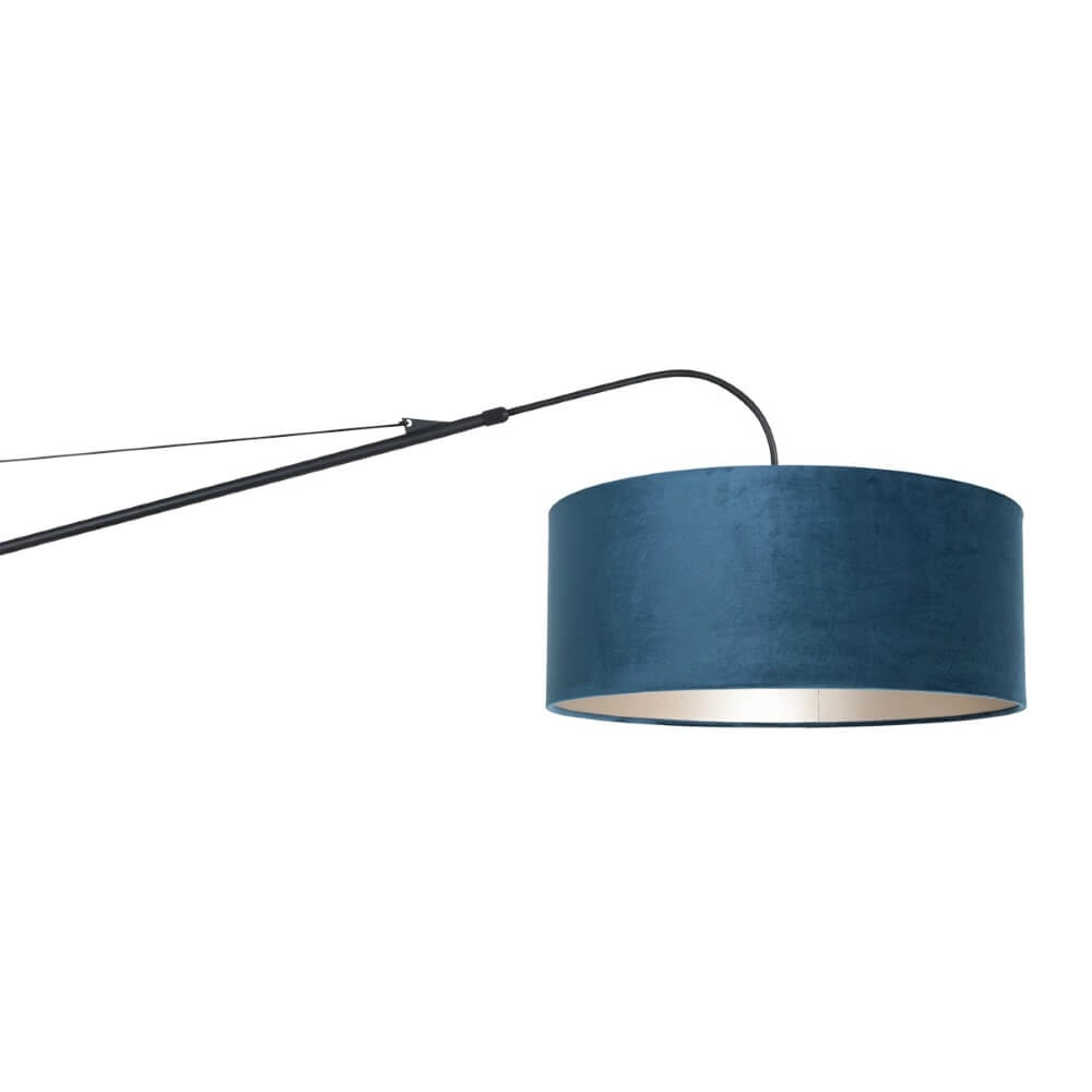 Verstelbare muurlamp Elegant Classy zwart met blauw Steinhauer 8712746147322