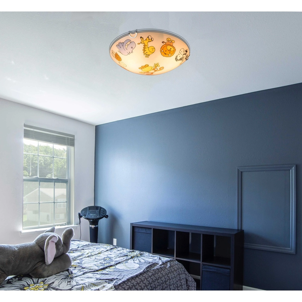 Kinderkamer plafonniere Kiddy diertjes Globo 9007371353293