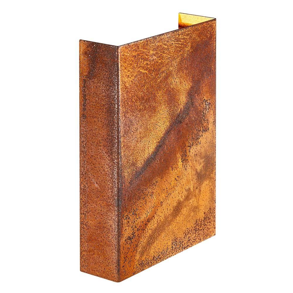 Wandlamp roestbruin Fold breed design Wandlamp roestbruin Fold breed design