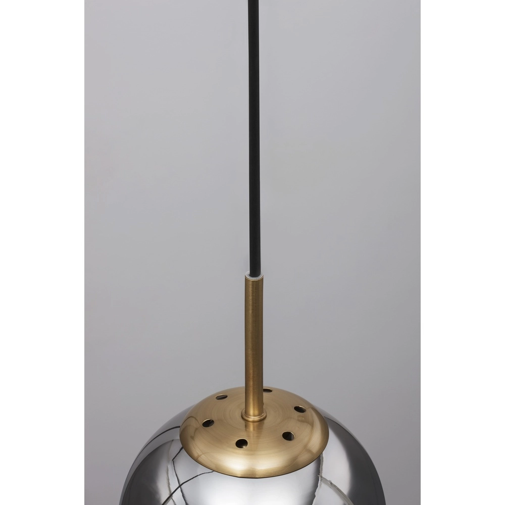 Hanglamp Spada enkel grijs met goud Lyora 5212017420961