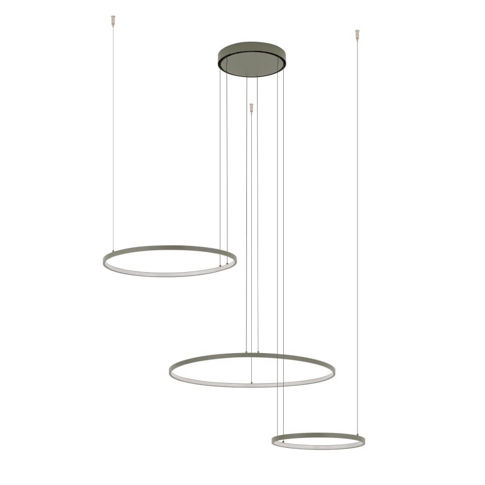 Design hanglamp Circolo LED olijfgroen