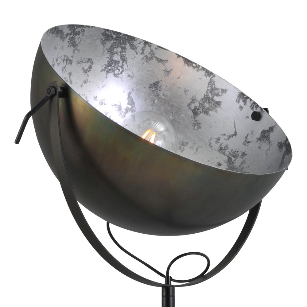 Vloerlamp Industria 180 gunmetal met zilver Masterlight 8718121151403