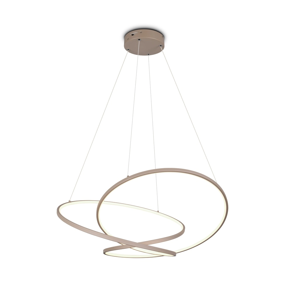 Moderne hanglamp Darvin M - taupe