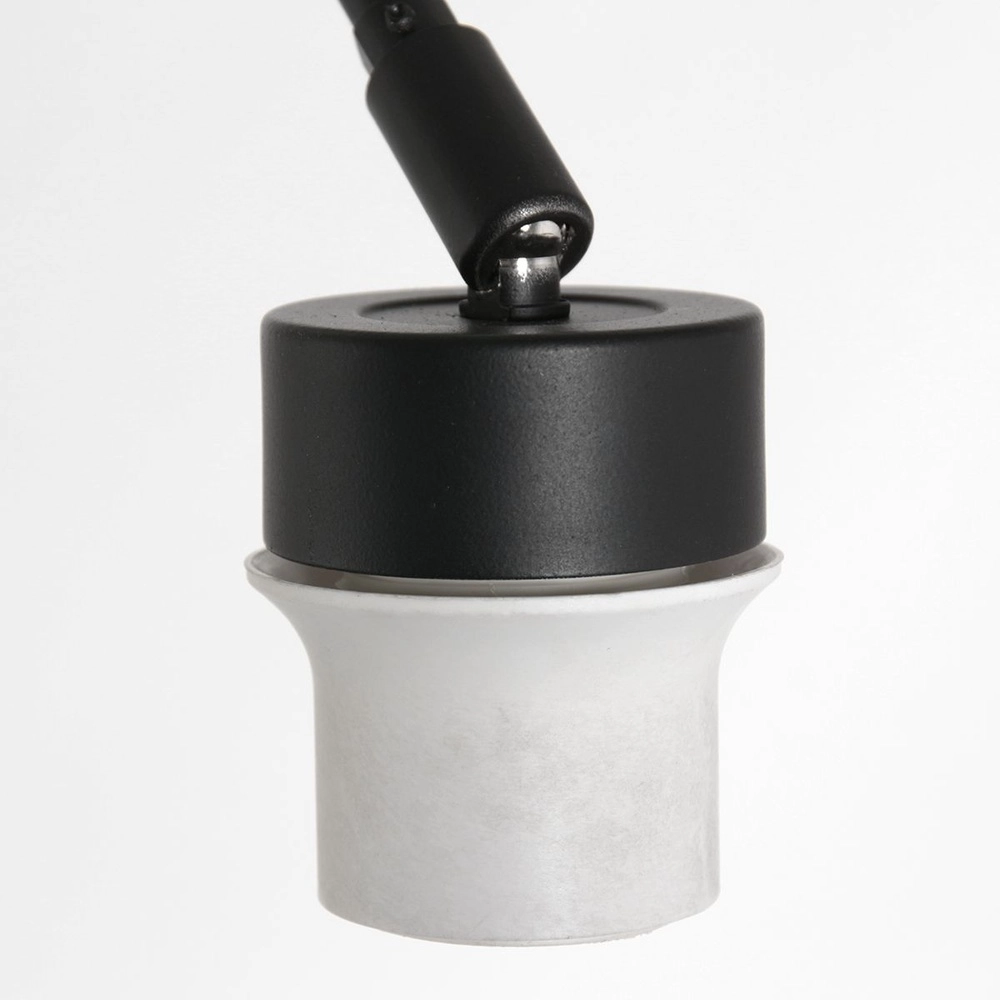 Vloerlamp Prestige Chic zwart met rotan kap Steinhauer 8712746183603