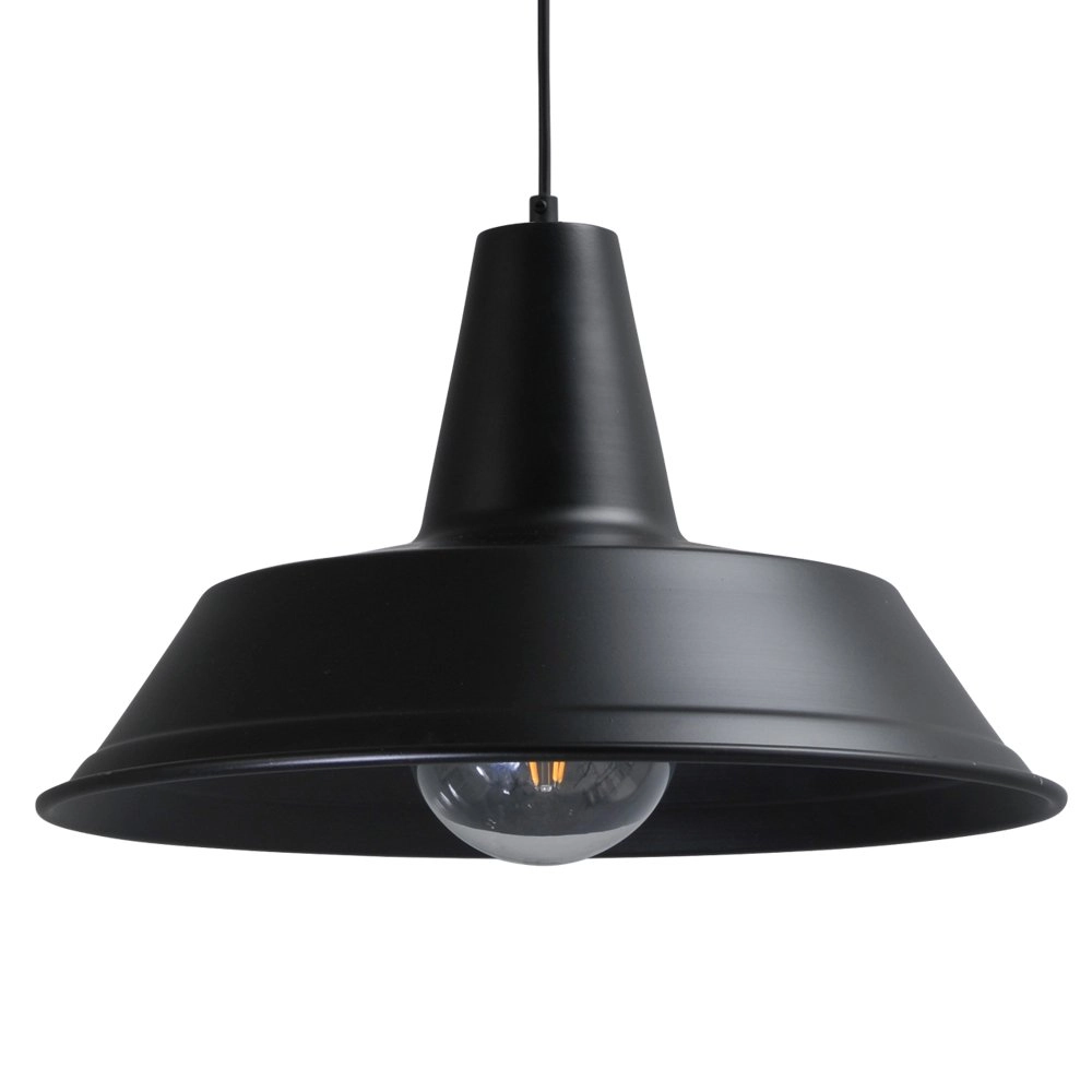 Zwarte retro eettafellamp Industria 2x45 Masterlight 8718121230993