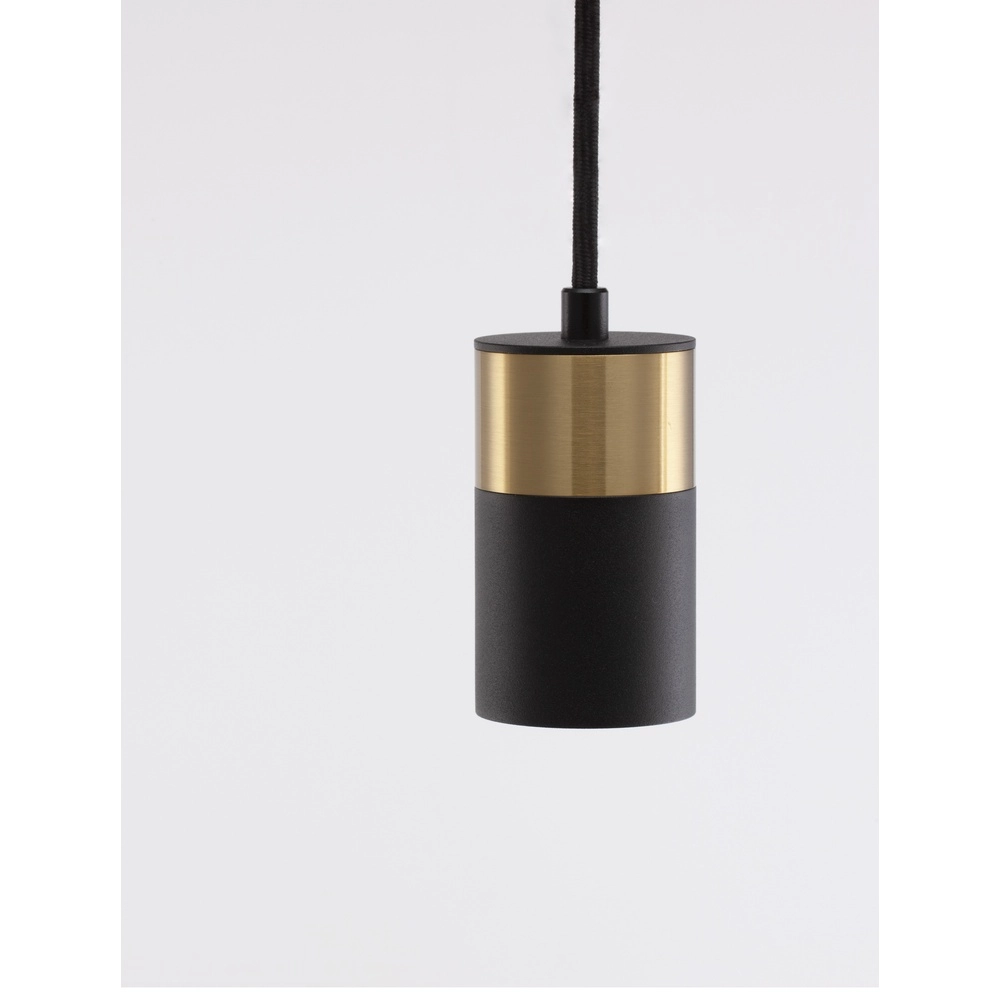 Hanglamp Pongo S enkel 9,5cm goud met zwart Lyora 5212017430335