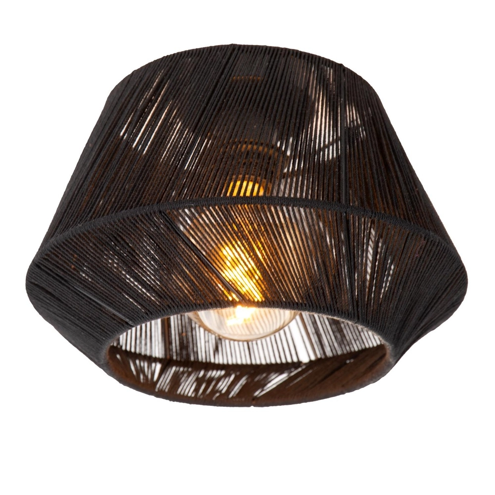 Plafondlamp Jessica Ø 30cm zwart Lucide 5411212106131
